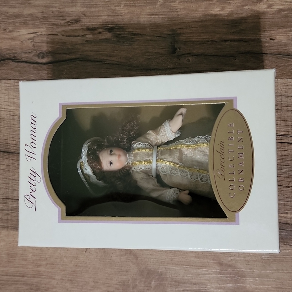 Pretty Woman Porcelain Collectible Ornament